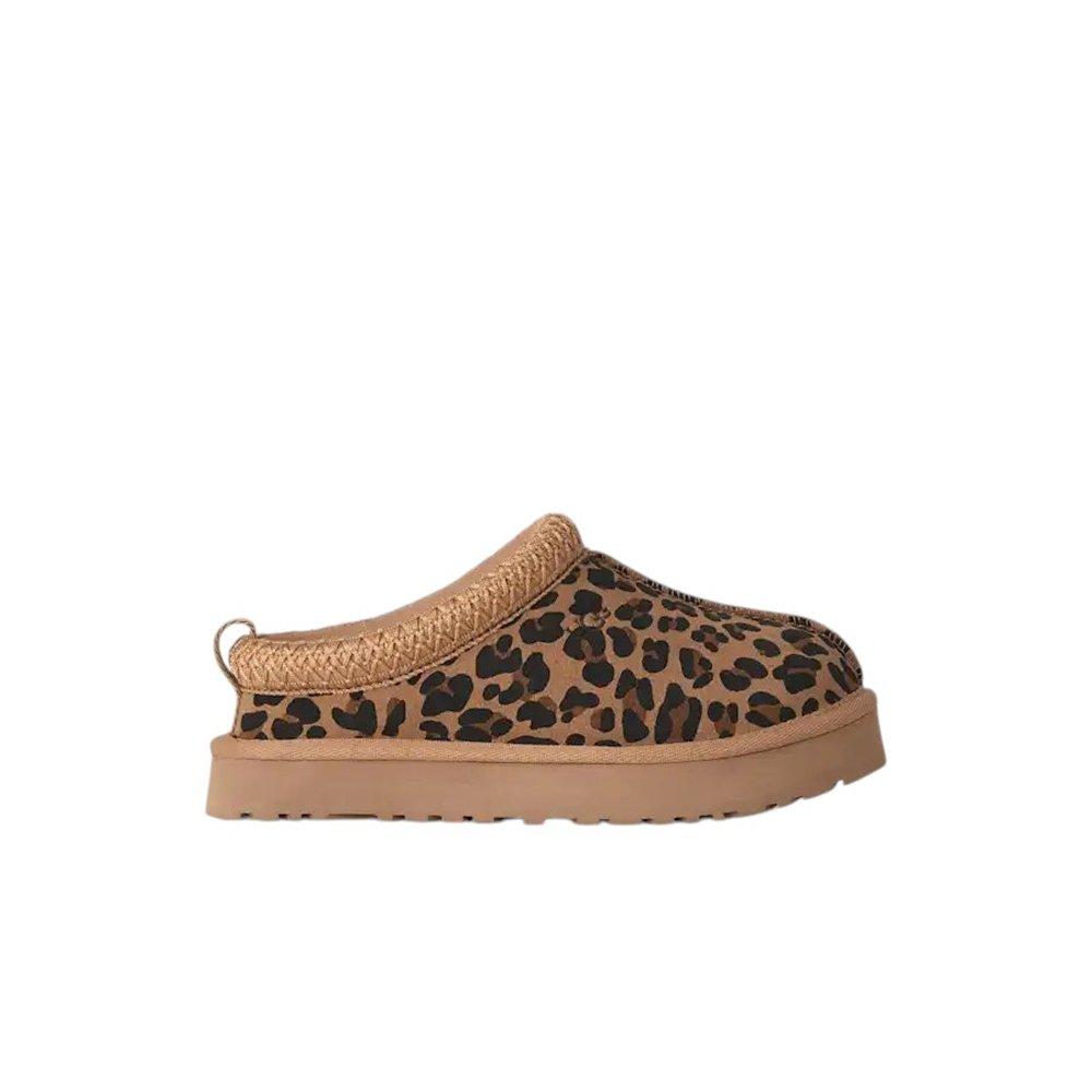 UGG Tazz Spotted "Cheetah" Preschool Girls' Slipper - BROWN/BLACK